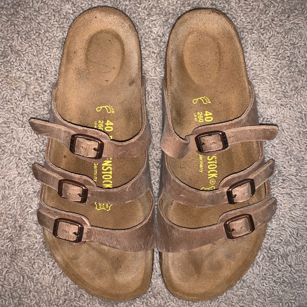 Birkenstock Florida Oiled Tobacco Brown